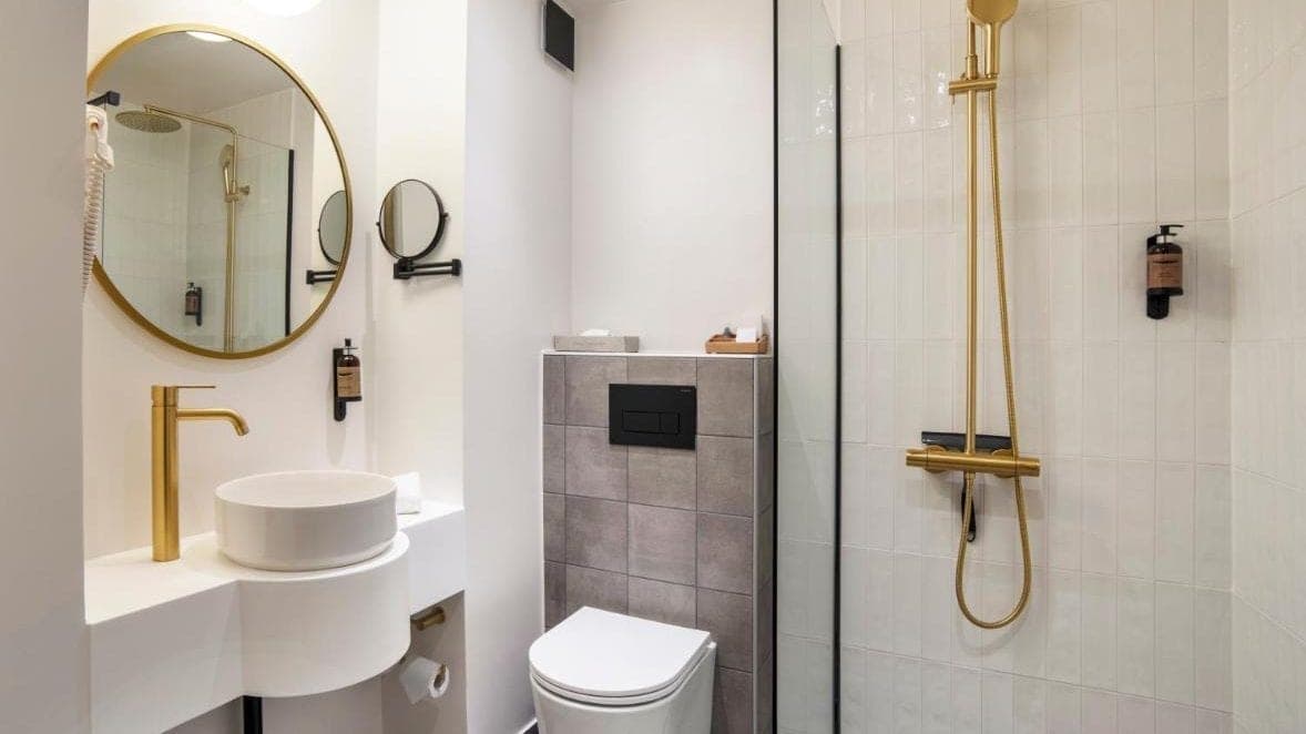 Renoveret hotelgang