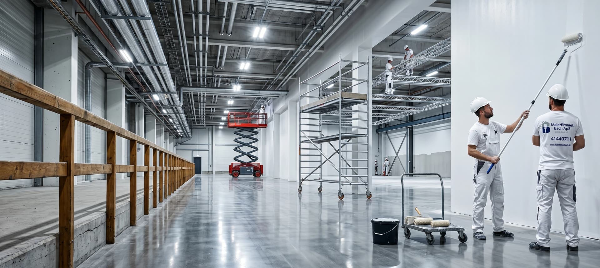 Malerfirmaet Bach ApS i gang med industrielt malerarbejde